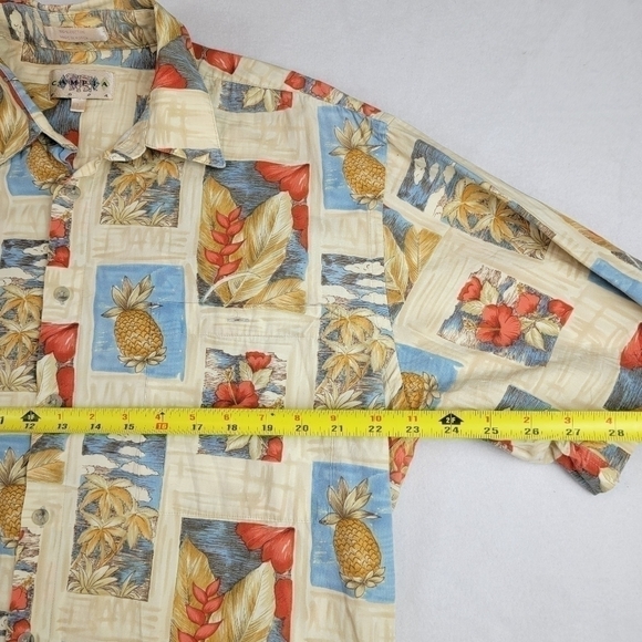 VTG Men’s L Aloha Hawaiian Camp Shirt, Short Sleeve, Pocket, Button Front - Picture 3 of 6